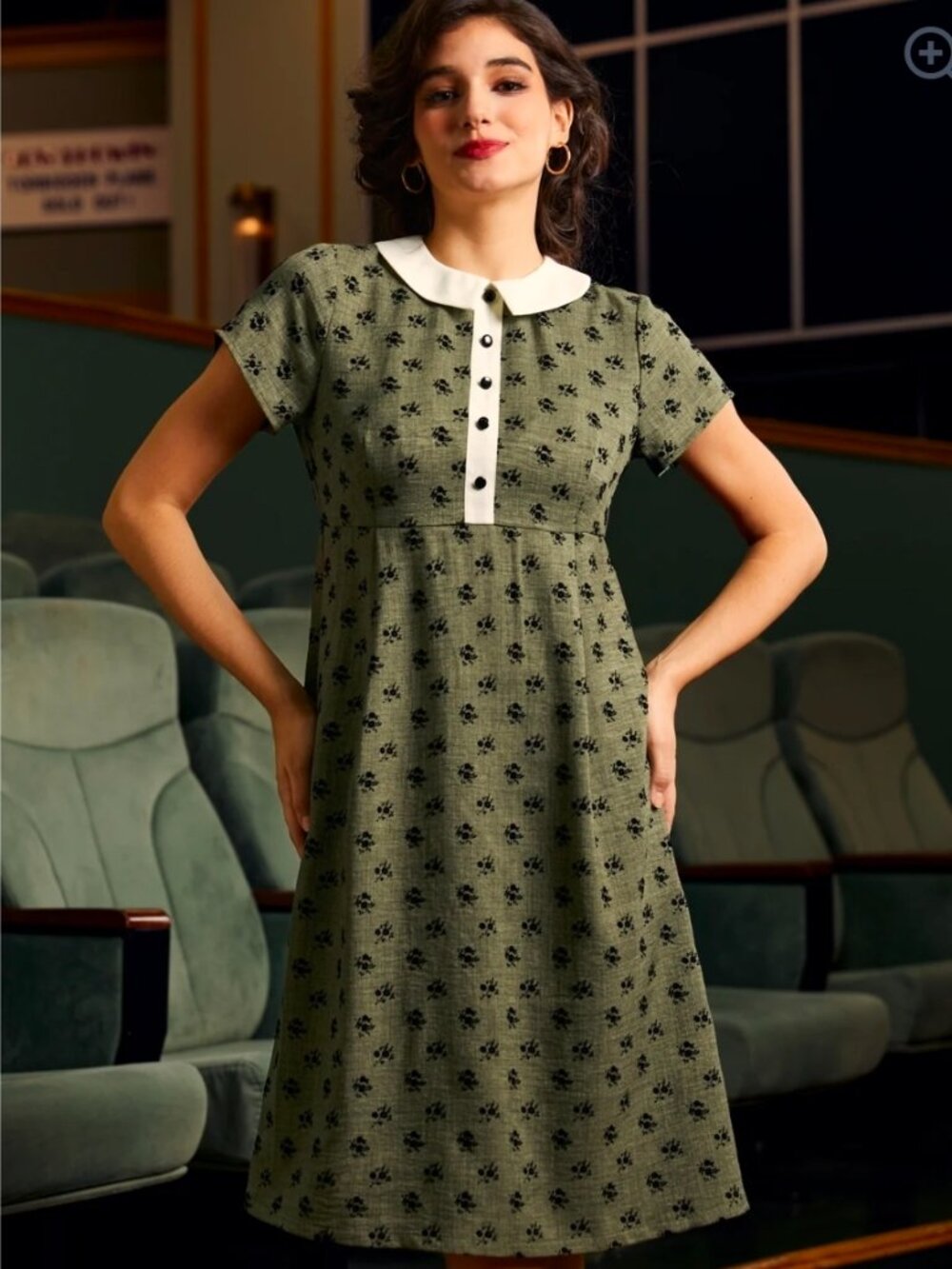 Olive Grees Retro Dress